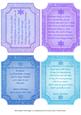 Christmas Verses Card Toppers or Inserts