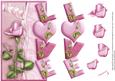 Over the Side Love Rose with Decoupage