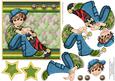 Teenage Skateboarder Topper & Decoupage