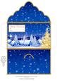 Gold Christmas Tree Money Wallet Gift Envelope
