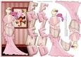 Art Deco Lady in Pink Over the Edge Friend