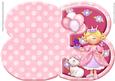 Age 3 Princess Shape Card Sheet 1 of 2