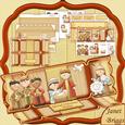 Christmas Nativity Large Dl Cracker Easel Card Kit