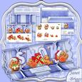 Large Dl Christmas Cracker Easel Card Kit Robins