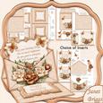 Coffee Roses Envelope Easel Kit Birthday or Anniversary