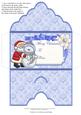 Christmas Money Wallet Envelope Santa Hugs