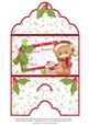 Christmas Money Wallet Envelope Mistletoe Cat & Mouse