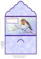 Christmas Money Wallet Envelope Robin