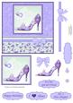 Shabby Chic Shoe Lilac Quick Card