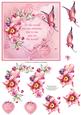 To Me You Are the World Topper & Decoupage