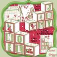Christmas Noel Blocks Card 5 Sheet Full Kit