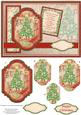 Vintage Christmas Tree A5 Quick Card