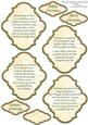 Christmas Plaques & Verses in Red Gold Green