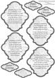 Christmas Flourishes Plaques & Verses in Black & Silver