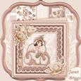 Art Deco Lady in Mink 8x8 Mini Kit & Decoupage