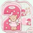 Age 2 Fairy Bella Shape Card & Decoupage Mini Kit