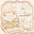 Cream Roses Envelope Easel Kit Birthday Wedding Anniversary