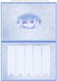 Insert for Ribbon Strips White Christmas Quick Card