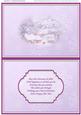 Christmas Insert & Verse for Winter Village Plum Poinsettia