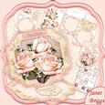 Pastel Roses Large Easel Card Kit & Decoupage 7.5"