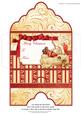 Shattered Santa Christmas Money Wallet Envelope