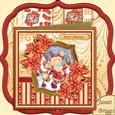 Santa Selfie Christmas 8x8 Mini Kit & Decoupage