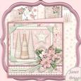 Lace Christmas Trees 8x8 Mini Kit & Decoupage
