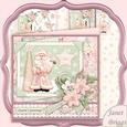 Shabby Chic Santa 8x8 Christmas Mini Kit & Decoupage