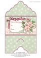 Christmas Money Wallet Shabby Chic Florals