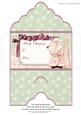 Christmas Money Wallet Shabby Chic Santa