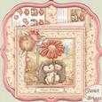 Hedgehog Blossom 8x8 Mini Kit & Decoupage