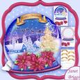Christmas Snow Globe & Gold Tree Shaped Rocker Card Mini Kit