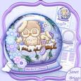 Christmas Snow Globe Holiday Wishes Shaped Card Mini Kit