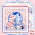 Waiting in Line Christmas 8x8 Mini Kit & Decoupage