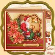 Christmas Visit from Santa 7.5 Decoupage Mini Kit