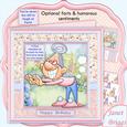 Gran Touching Toes Humorous Exercise or Farts Mini Kit