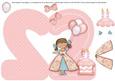 2 Today Little Princess Birthday Shape Card