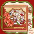 Christmas Catch Mice 7.5 Decoupage Mini Kit