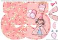 5 Today Little Princess Birthday Shaped Card