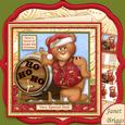 Have a Barrel of Laughs This Christmas Decoupage Mini Kit