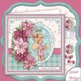 Heavenly Christmas Carol 8x8 Decoupage Mini Kit