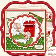 Letters for Micemas Christmas 8x8 Decoupage Mini Kit