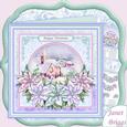 Christmas Eve Church Visit 8x8 Decoupage Mini Kit