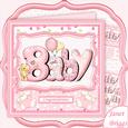 Bubble Baby Girl 7.5 Decoupage Mini Kit