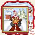 Oh Oh Oh! Crash Landing Christmas 7.5 Decoupage Mini Kit