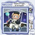 Astronaut Out of This World 8x8 Decoupage Mini Kit & Ages
