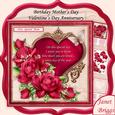 You Are Loved Pink Roses Verse 8x8 Mini Kit
