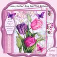 Pink Tulips 7.5 Decoupage Mini Kit All Occasions
