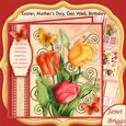 Spring Tulips 7.5 Decoupage Mini Kit Various Occasions