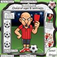 Football Foul All Occasions Humorous 7.5 Decoupage Mini Kit